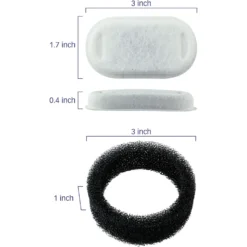 Pet Standard PETLIBRO Model PLWF003 Stainless Steel Pet Water Fountain Replacement Filter & Replacement Pre-Filter Sponges, 67-oz, 12-pack -ROYAL CANIN Shop 738846 PT2. AC SS1800 V1675276285