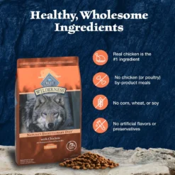 Blue Buffalo Wilderness Large Breed Adult High Protein Natural Chicken & Wholesome Grains Dry Dog Food -ROYAL CANIN Shop 748294 PT5. AC SS1800 V1694547683