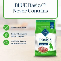 Blue Buffalo Basics Skin & Stomach Care Grain-Free Formula Lamb & Potato Recipe Adult Dry Dog Food -ROYAL CANIN Shop 75659 PT5. AC SS1800 V1646270784