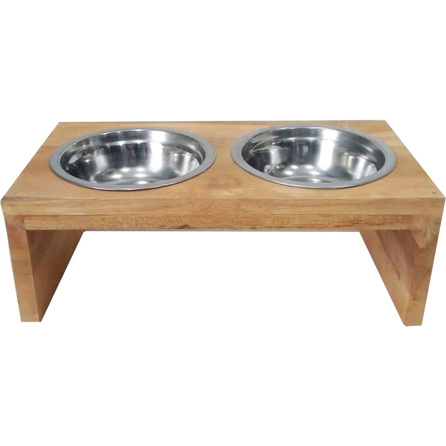 D-Art Collection 2 Bowl Dog & Cat Feeder Stand, Small 2 D-Art Collection 2 Bowl Dog & Cat Feeder Stand, Small - Image 2