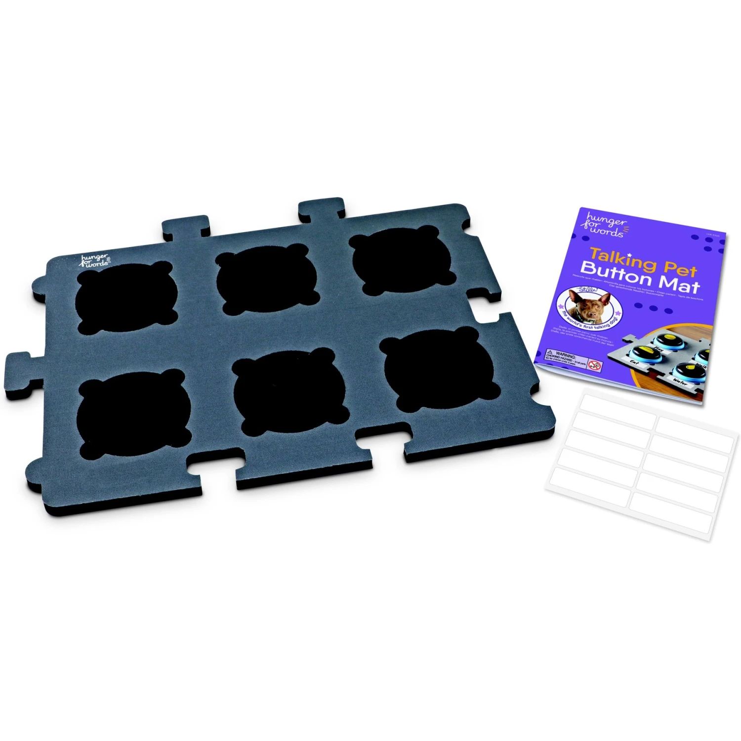 Hunger For Words Talking Pet Button Mat Dog Toy & Hunger For Words Talking Pet Starter Set Dog Toy 7 Hunger For Words Talking Pet Button Mat Dog Toy & Hunger For Words Talking Pet Starter Set Dog Toy - Image 7