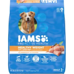 Iams Proactive Health MiniChunks Small Kibble Adult Chicken & Whole Grain Dry Dog Food & Iams Proactive Health Healthy Weight Management Low Fat Formula With Real Chicken Adult Dry Dog Food -ROYAL CANIN Shop 761646 PT5. AC SS1800 V1674599339