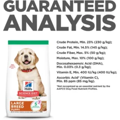 Hill's Science Diet Puppy Large Breed Lamb Meal & Brown Rice Recipe Dry Dog Food -ROYAL CANIN Shop 779126 PT7. AC SS1800 V1676751523