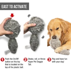 Hyper Pet Doggie Tail Interactive Dog Toy 10 Hyper Pet Doggie Tail Interactive Dog Toy -ROYAL CANIN Shop 80151 Pt2. AC SS1800 V1583766775