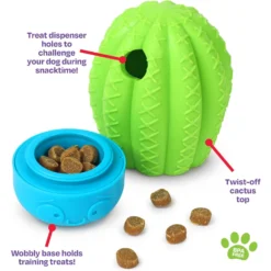 Brightkins Cactus Surprise! Treat Dispensing Dog Toy -ROYAL CANIN Shop 805422 PT2. AC SS1800 V1679069470