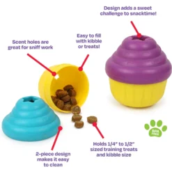 Brightkins Small Cupcake Treat Dispenser Dog Toy -ROYAL CANIN Shop 805438 PT2. AC SS1800 V1678999227