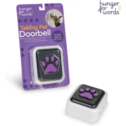 Hunger For Words Talking Pet Doorbell Dog Toy