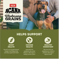 ACANA Wholesome Grains Large Breed Dry Dog Food, 22.5-lb Bag 11 ACANA Wholesome Grains Large Breed Dry Dog Food, 22.5-lb Bag -ROYAL CANIN Shop 822694 PT3. AC SS1800 V1682540366