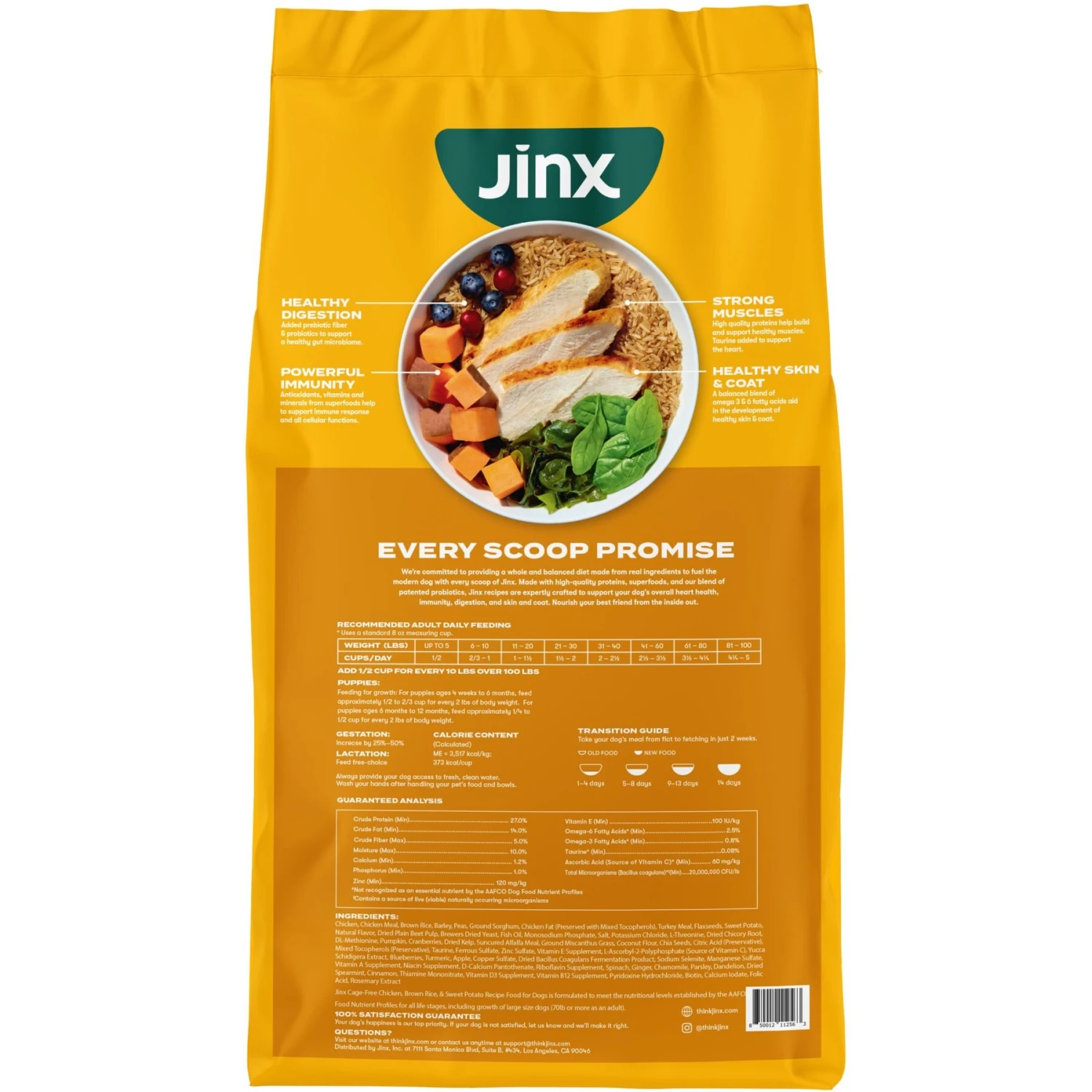 Jinx Chicken, Brown Rice & Sweet Potato ALS Kibble Dog Dry Food 8 Jinx Chicken, Brown Rice & Sweet Potato ALS Kibble Dog Dry Food - Image 8
