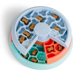 Outward Hound Puppy Lickin' Layers Slow Feeder For Puppies Interactive Dog Puzzle Game, Multiple Colors