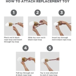 Outward Hound Tail Teaser With Refill Dog & Cat Teaser Toy -ROYAL CANIN Shop 85934 PT4. AC SS1800 V1636515996