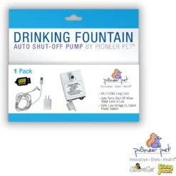 Pioneer Pet Vortex Replacement Auto-Shut Off Dog & Cat Pump, White, Small