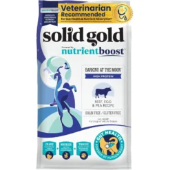 Solid Gold Nutrientboost Barking At The Moon High Protein Grain-Free Beef, Egg & Pea Dry Dog Food
