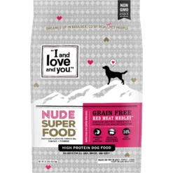 I And Love And You Nude Super Food Grain-Free Red Meat Medley Dry Dog Food