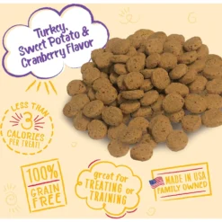 Charlee Bear Natural Bear Crunch Grain-Free Turkey, Sweet Potato & Cranberry Dog Treats -ROYAL CANIN Shop 89510 PT2. AC SS1800 V1588769870