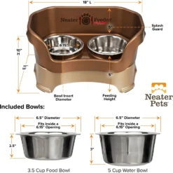 Neater Pets Neater Feeder Deluxe Elevated & Mess-Proof Dog Bowls, Bronze 8 Neater Pets Neater Feeder Deluxe Elevated & Mess-Proof Dog Bowls, Bronze -ROYAL CANIN Shop 89627 PT2. AC SS1800 V1672862697