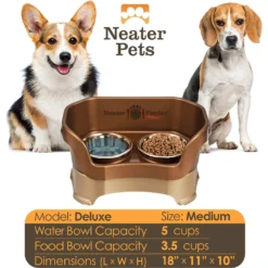 Neater Pets Neater Feeder Deluxe Elevated & Mess-Proof Dog Bowls, Bronze 9 Neater Pets Neater Feeder Deluxe Elevated & Mess-Proof Dog Bowls, Bronze -ROYAL CANIN Shop 89627 PT3. AC SS1800 V1672862699