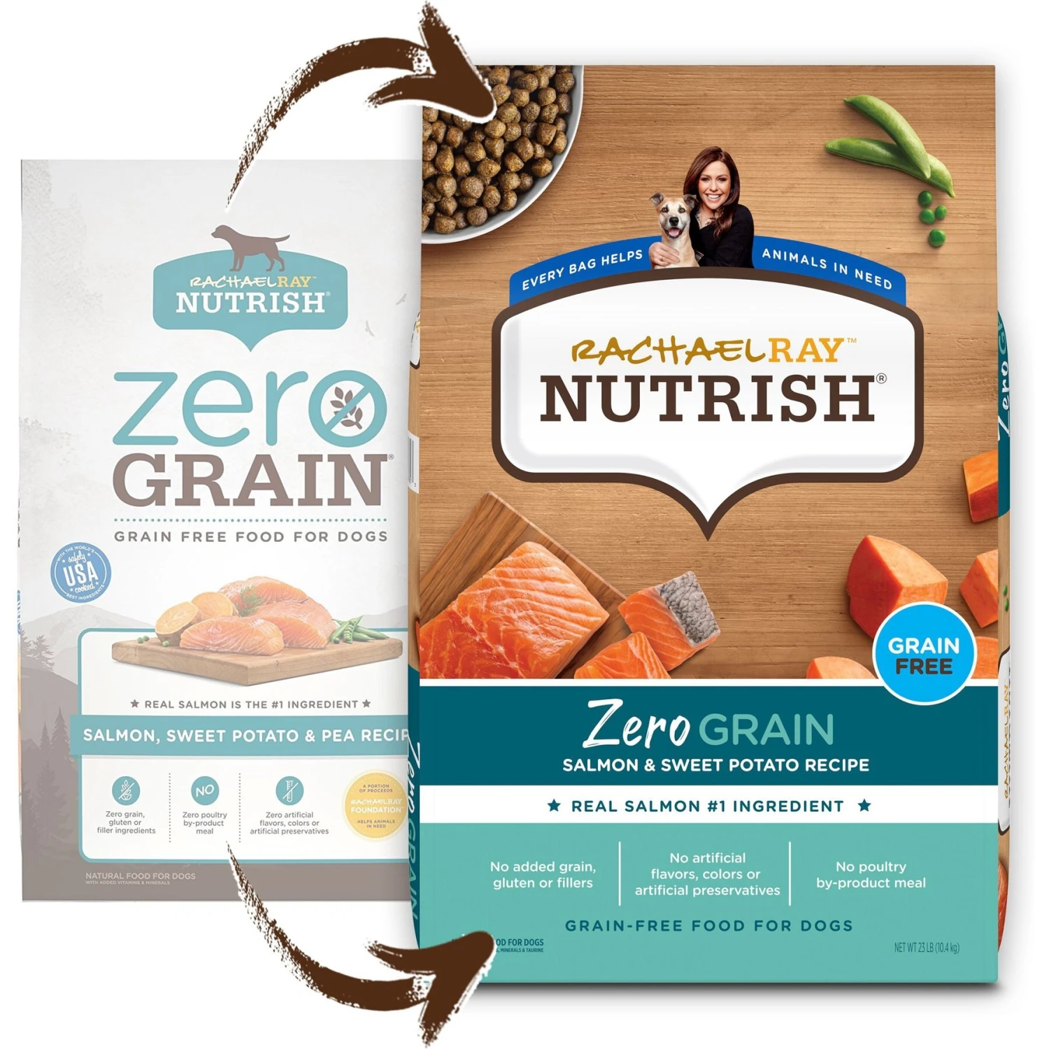 Rachael Ray Nutrish Zero Grain Natural Salmon & Sweet Potato Recipe Grain-Free Dry Dog Food 2 Rachael Ray Nutrish Zero Grain Natural Salmon & Sweet Potato Recipe Grain-Free Dry Dog Food - Image 2