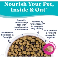 Solid Gold Nutrientboost Wee Bit Bison & Brown Rice Recipe With Pearled Barley Small Breed Dry Dog Food -ROYAL CANIN Shop 920814 PT4. AC SS1800 V1702598150