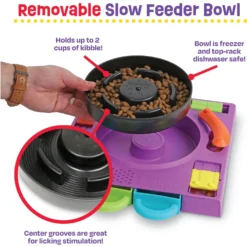 Brightkins DJ Doggo Puzzle Feeder Dog Toy -ROYAL CANIN Shop 930054 PT2. AC SS1800 V1698765996