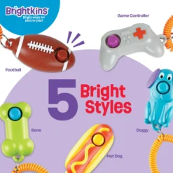 Brightkins Smarty Pooch! Training Clicker Football Dog Toy -ROYAL CANIN Shop 930198 PT6. AC SS1800 V1691085853