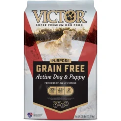 VICTOR Purpose Active Dog & Puppy Formula Grain-Free Dry Dog Food