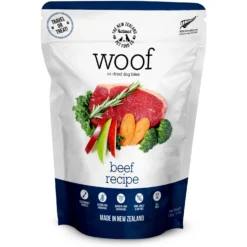 The New Zealand Natural Pet Food Co. Woof Beef Air Dried Dog Food, 3.5-oz Bag