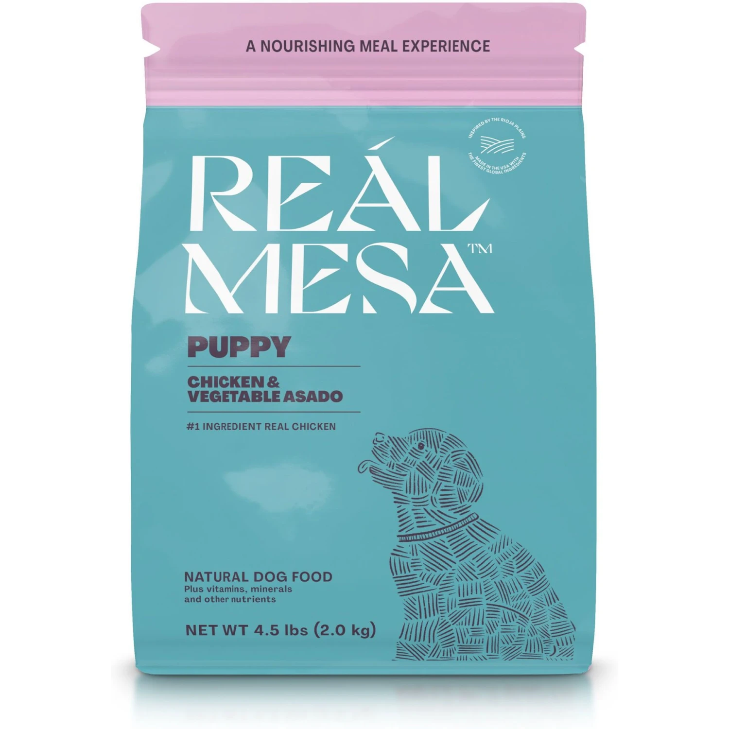 REÁL MESA Puppy Chicken & Vegetable Asado Dog Food 1 REÁL MESA Puppy Chicken & Vegetable Asado Dog Food