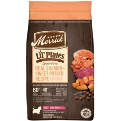 Merrick Lil' Plates Grain-Free Chicken-Free Real Salmon + Sweet Potato Recipe Small Breed Dry Dog Food