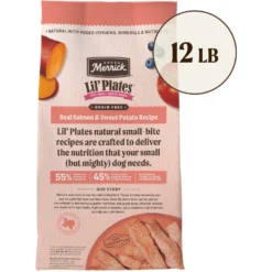 Merrick Lil' Plates Grain-Free Chicken-Free Real Salmon + Sweet Potato Recipe Small Breed Dry Dog Food -ROYAL CANIN Shop 94165 PT2. AC SS1800 V1671551685