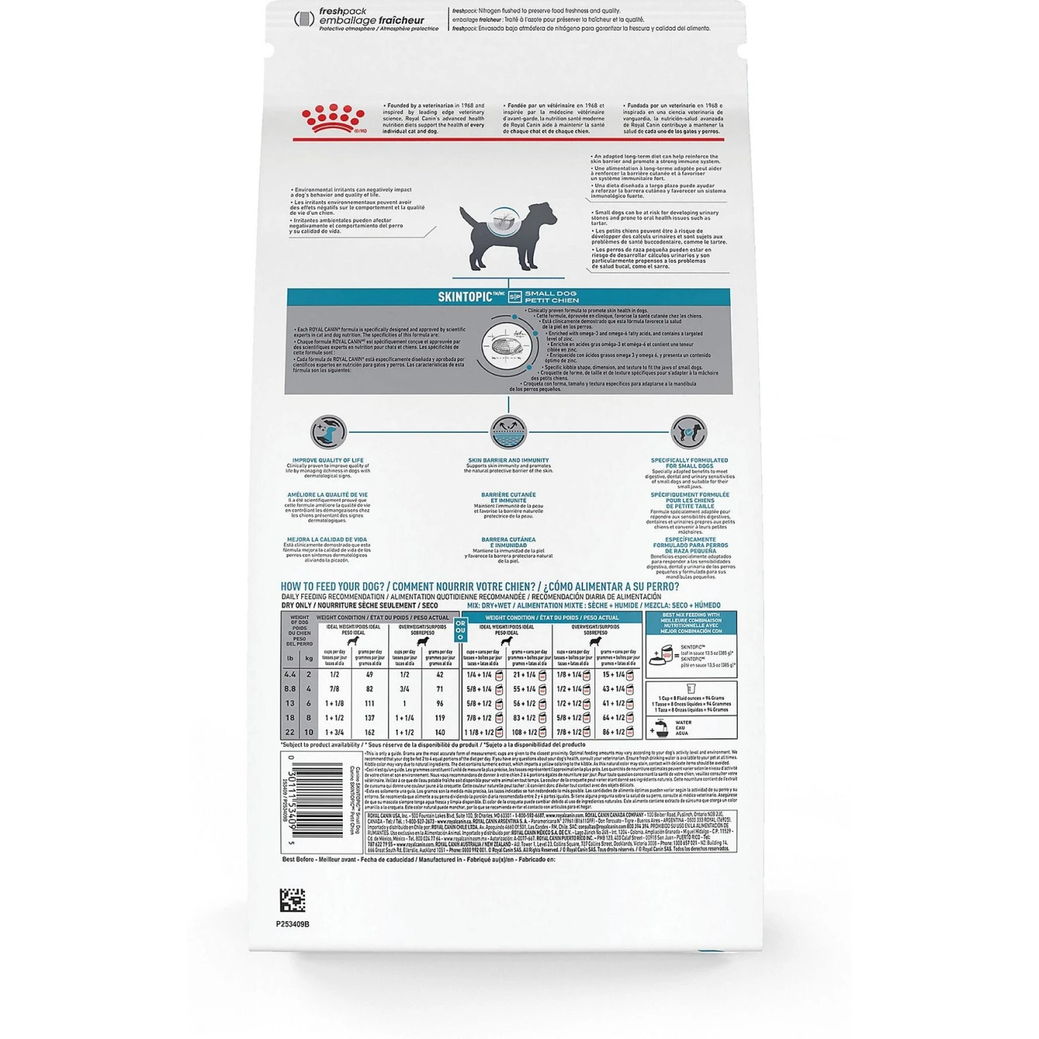Royal Canin Veterinary Diet Skintopic Small Dog Adult Dry Dog Food, 8.8-lb Bag 2 Royal Canin Veterinary Diet Skintopic Small Dog Adult Dry Dog Food, 8.8-lb Bag - Image 2
