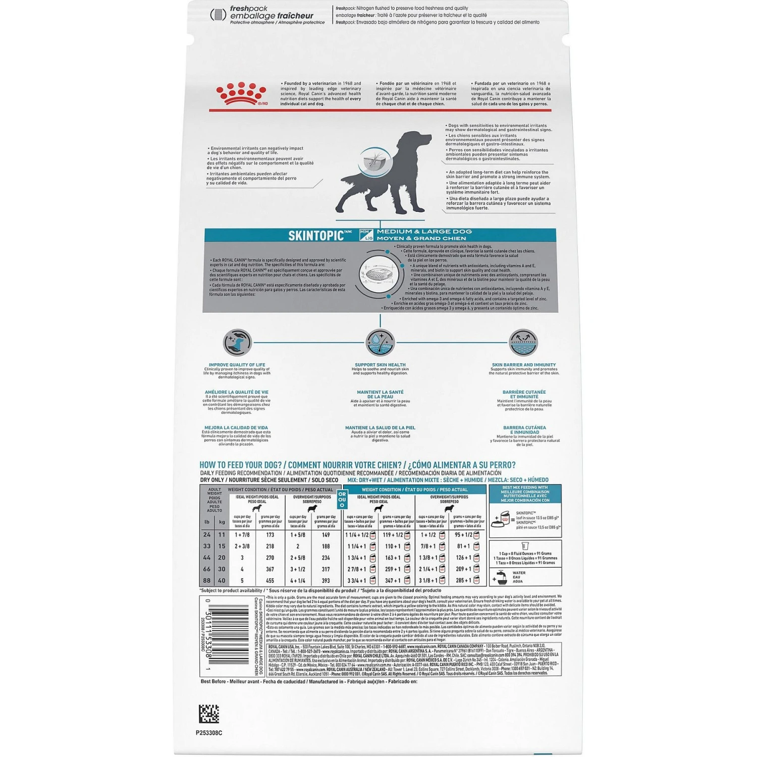 Royal Canin Veterinary Diet Skintopic Medium & Large Adult Dry Dog Food 2 Royal Canin Veterinary Diet Skintopic Medium & Large Adult Dry Dog Food - Image 2